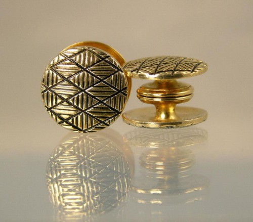 Gold cufflinks