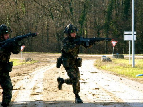 Swiss Army training