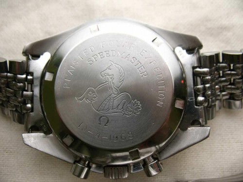Omega Speedmaster Polar Plaisted Expedition case back
