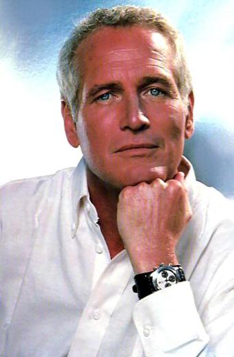 Paul Newman wearing a Rolex Paul Newman Daytona
