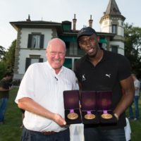 Jean Claude Biver and Usain Bolt