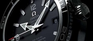 A professional diver's watch