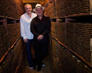 Carlos Fuente with Hublot CEO Ricardo Guadalupe