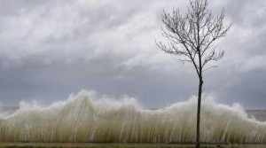Hurricane Sandy reaches shore