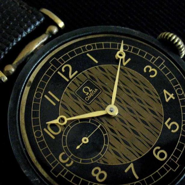 Look watch we found: Omega 1910 Converted Pocket/Wrist watch
