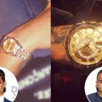 Rihanna and Chris Brown twin Rolexs