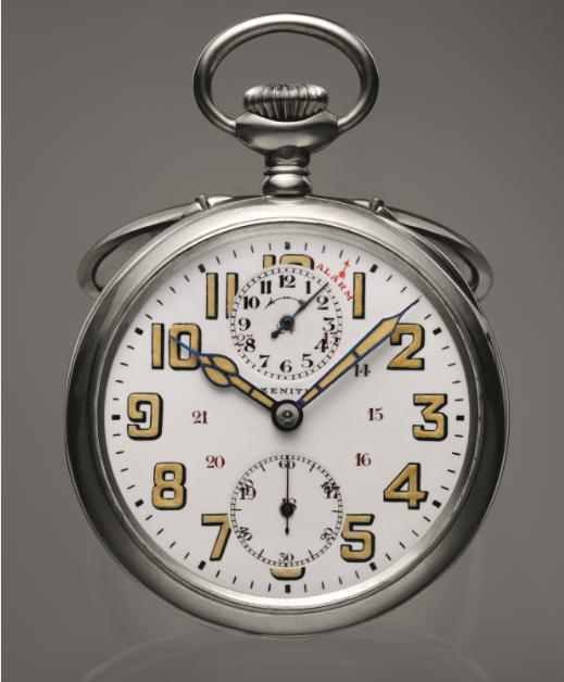 Gandhi’s Zenith alarm pocket watch