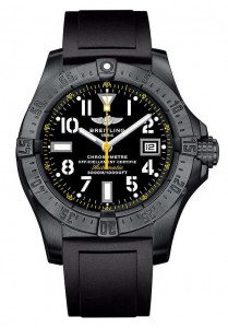 Breitling Avenger Seawolf Black Steel Code Yellow Diver