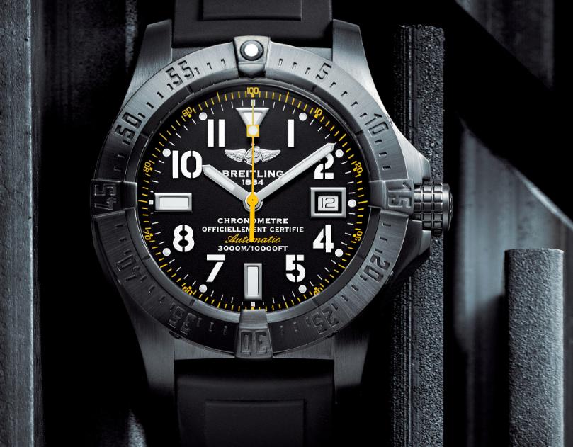 Breitling Avenger Seawolf Blacksteel Code Yellow