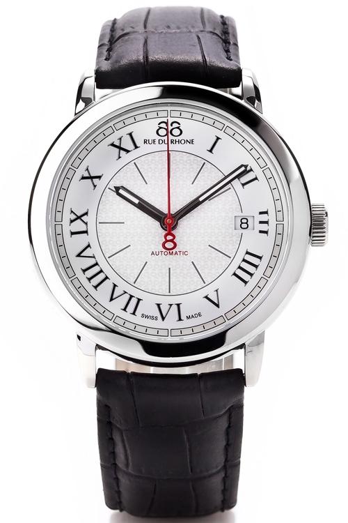 You Probably Can Afford It: 88 Rue du Rhône black leather strap watch