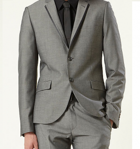 Topman's Nottingham grey suit