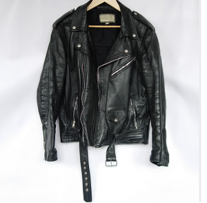 vintage leather jacket