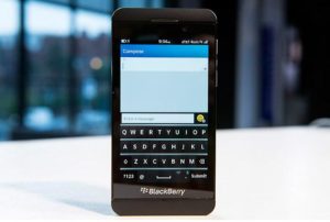 Blackberry Z10 close-up
