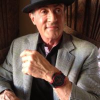 Sylvester Stallone wearing new Ritmo Mundo watch