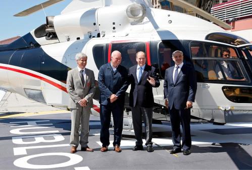 Hublot helipads for Monaco Grand Prix